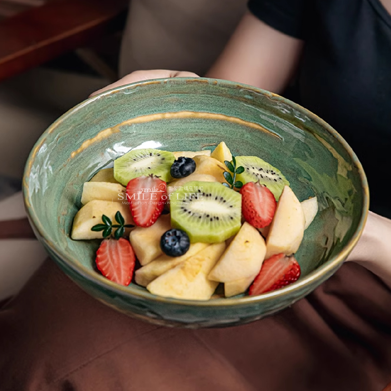 【微瑕】綠幕系列懷舊陶瓷碗:圖片 6