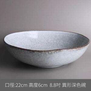 【瑕疵】厚實日式窯變湯碗